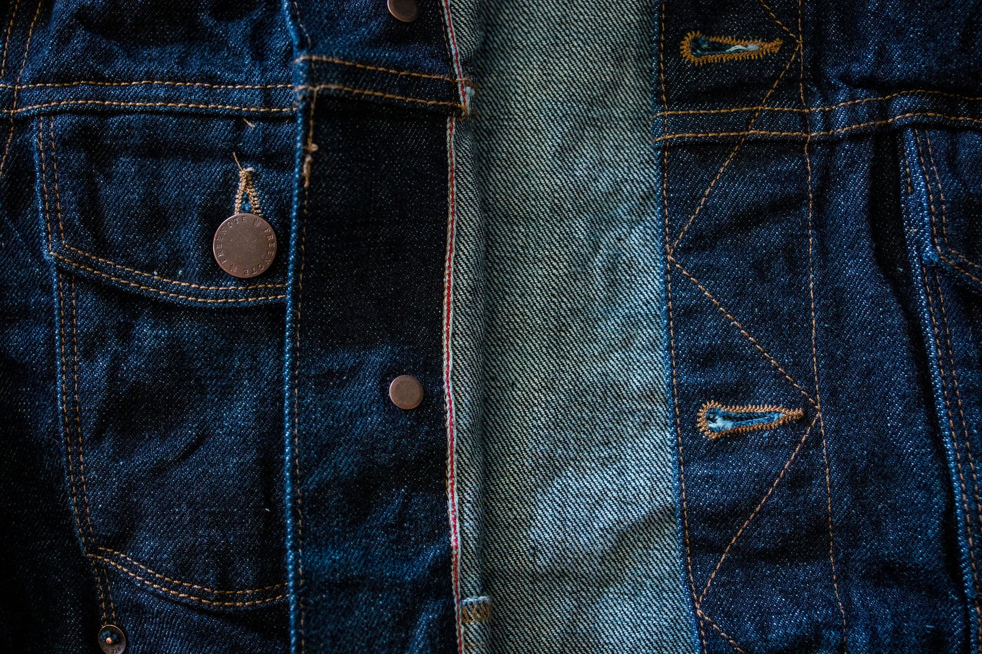 Freenote Cloth Classic Denim Jacket - 16 oz. Rinsed Denim