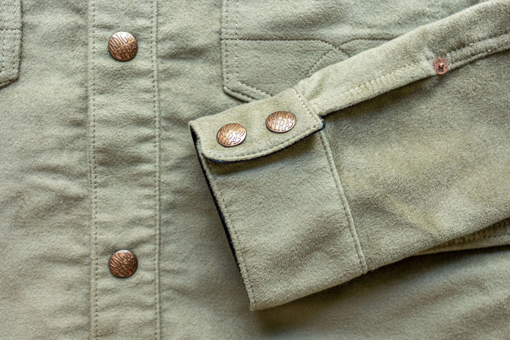 Indigofera Copeland - Dark Lovat Moleskin