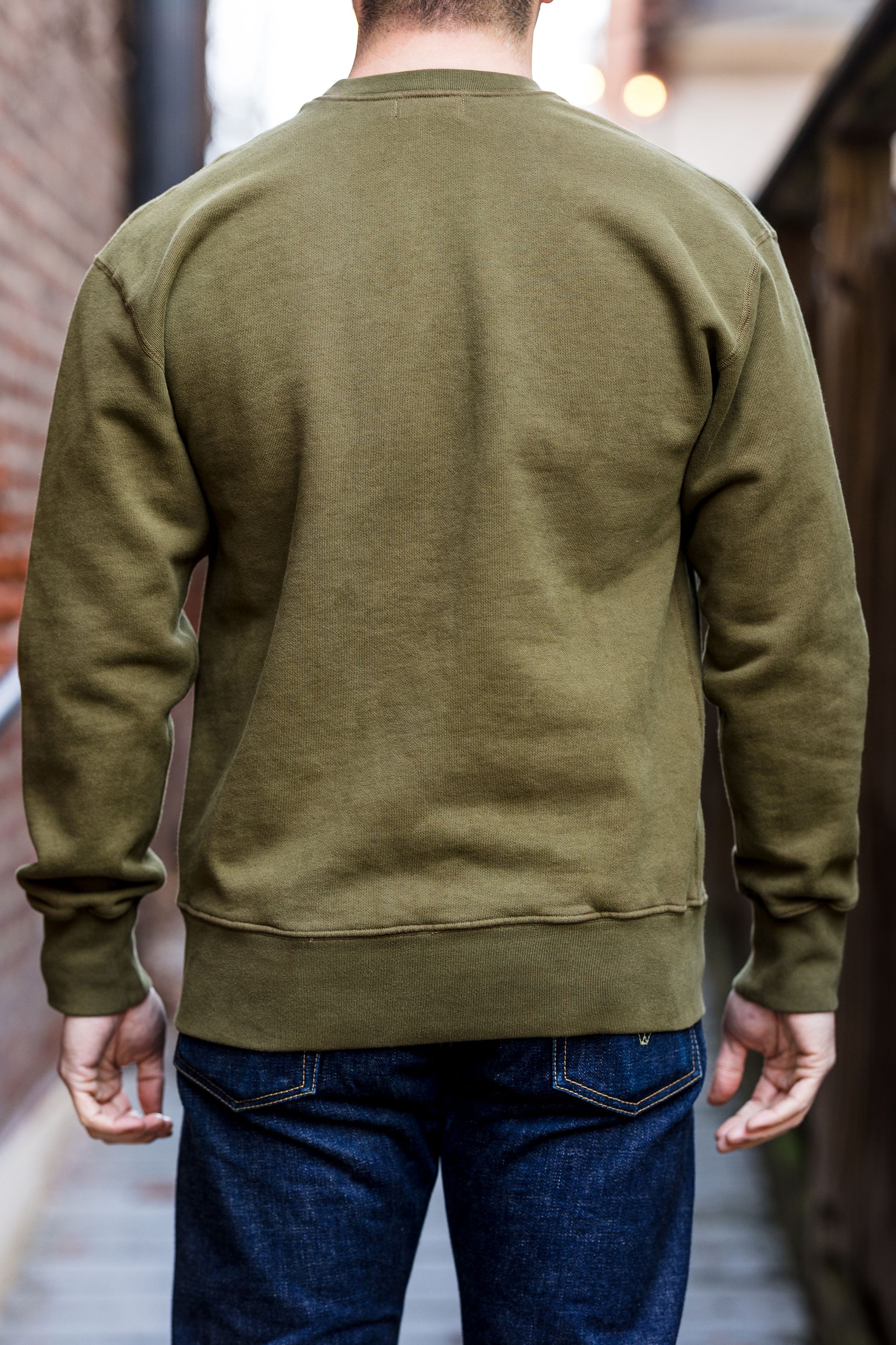 Freenote Cloth Deck Sweatshirt - Olive Drab