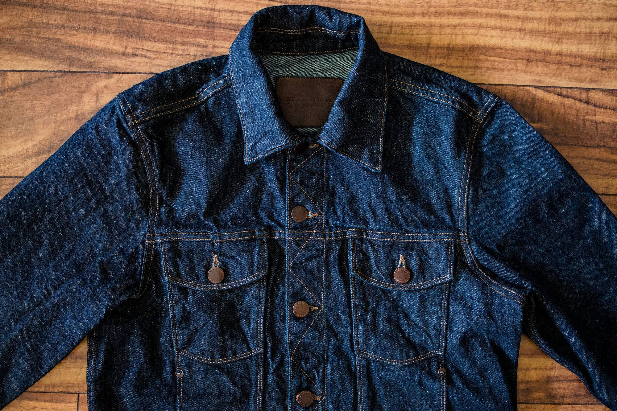 Freenote Cloth Classic Denim Jacket - 16 oz. Rinsed Denim