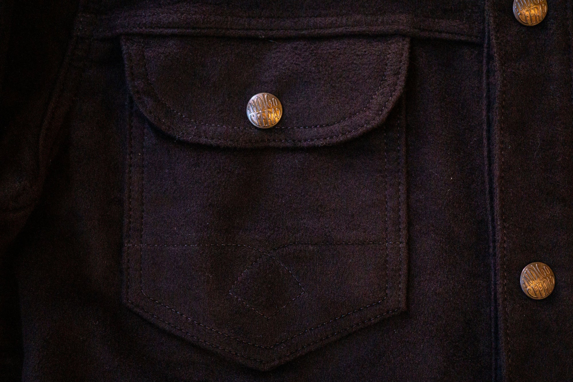 Indigofera Copeland - Dark Brown Moleskin