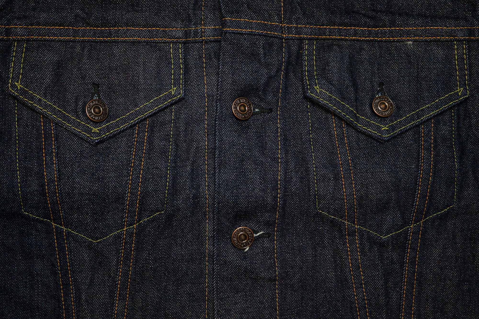 Sugar Cane 1962 14oz Type III Denim Jacket - One Wash