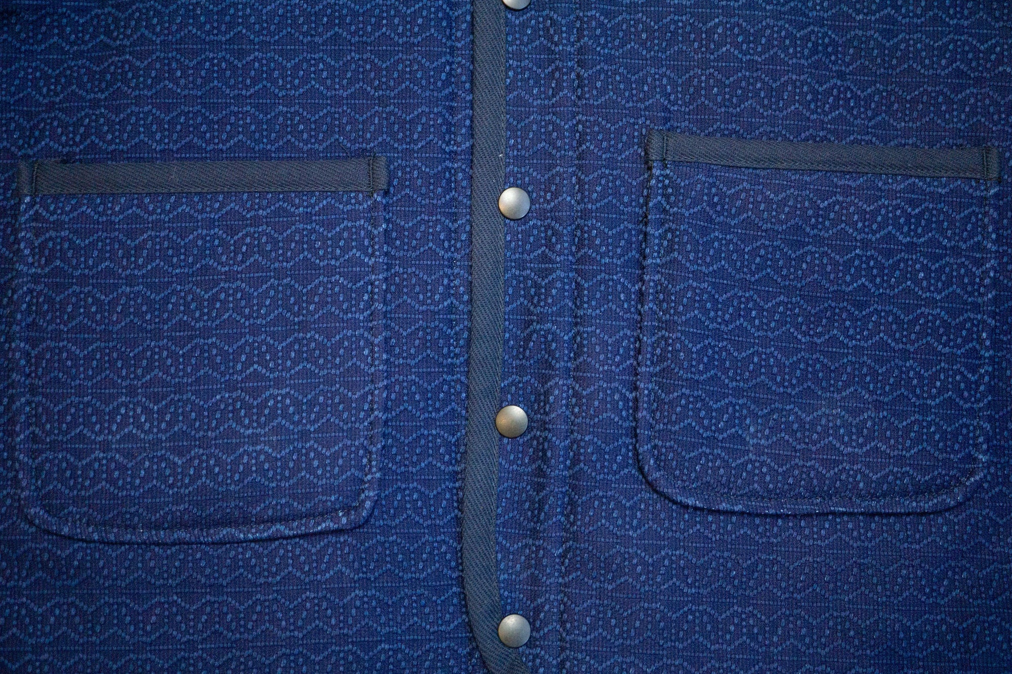 Momotaro Original Indigo Sashiko Padding Jacket