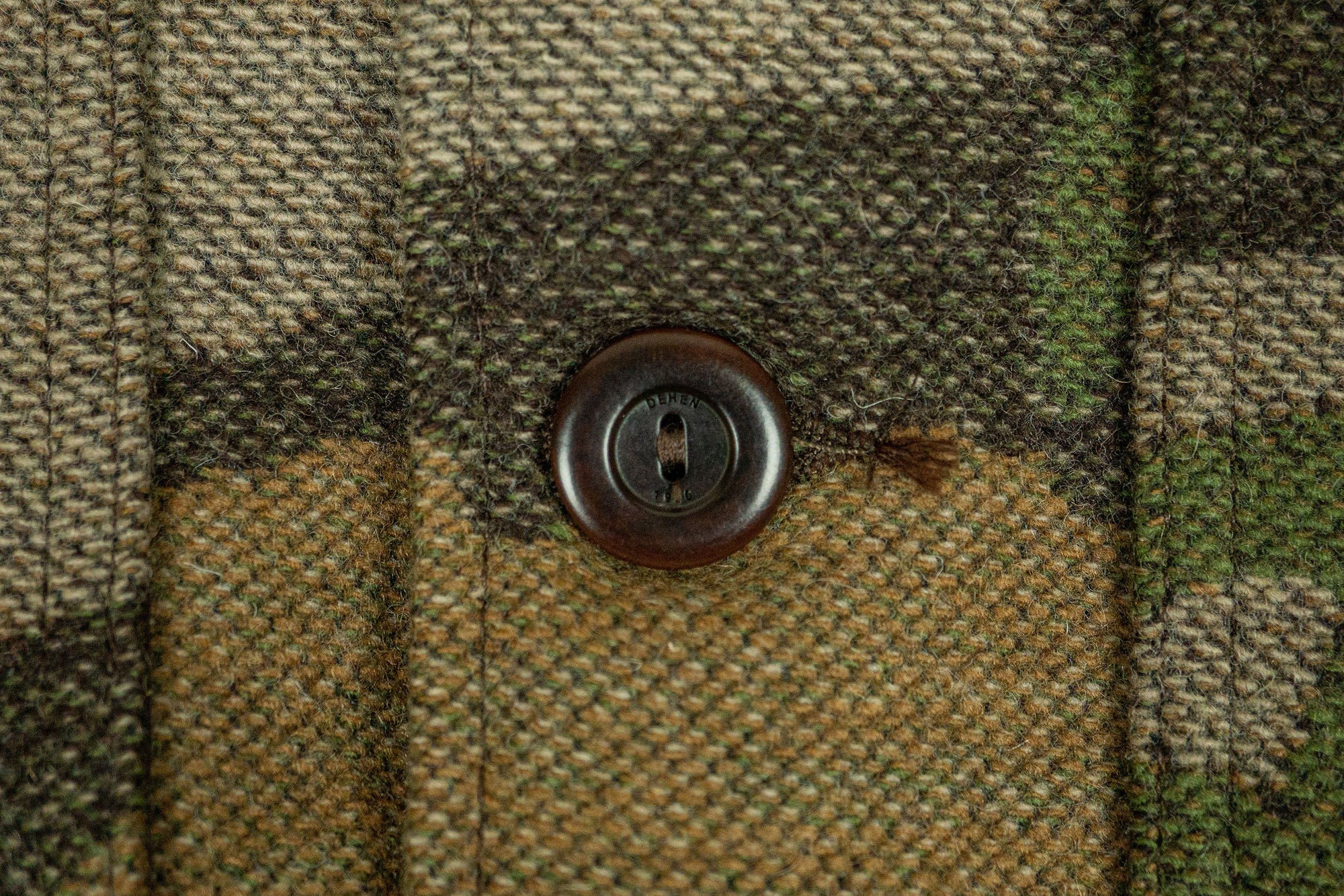 Dehen 1920 Winston Jacket - Camouflage / Brown Mouton