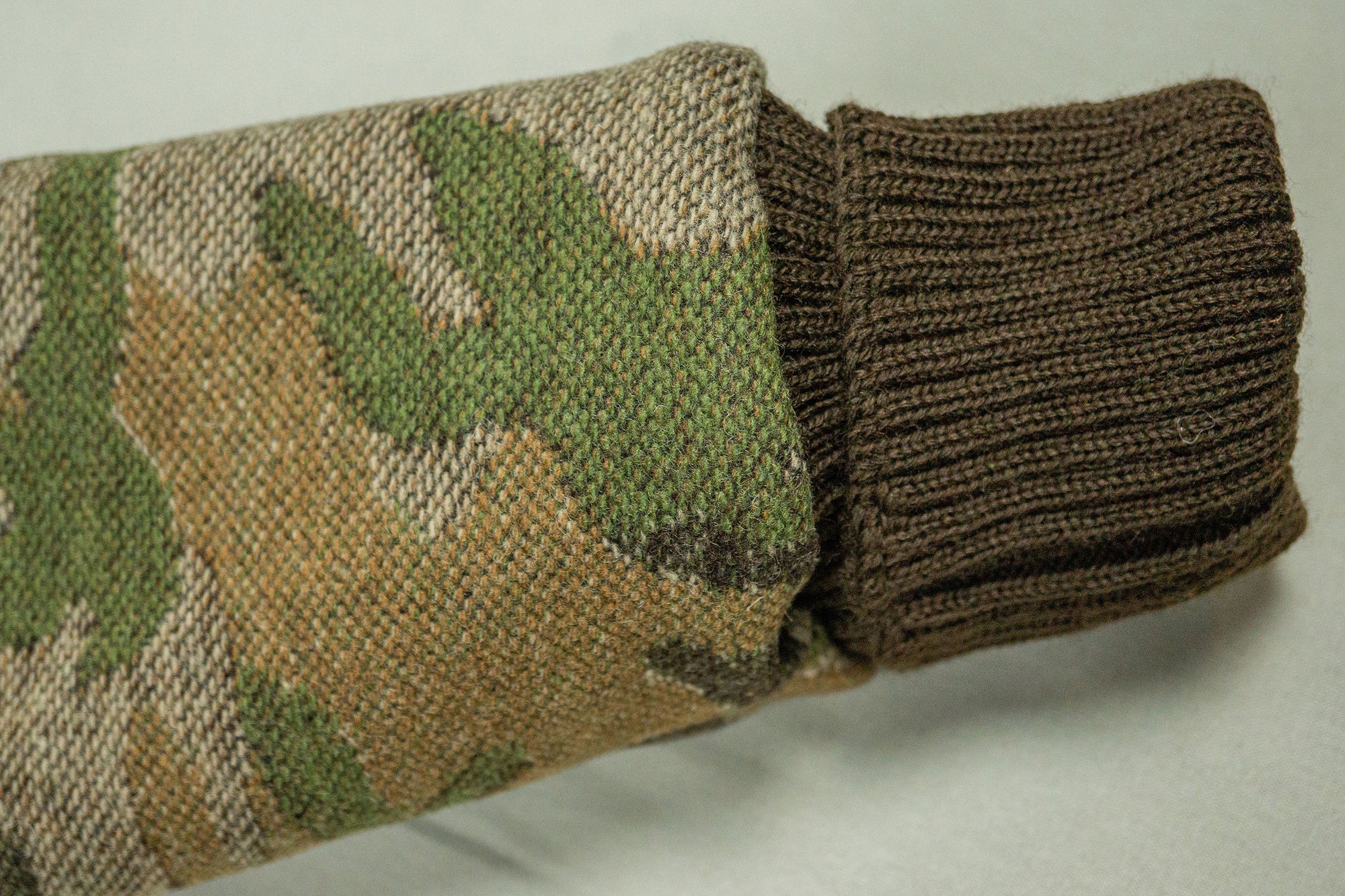 Dehen 1920 Winston Jacket - Camouflage / Brown Mouton