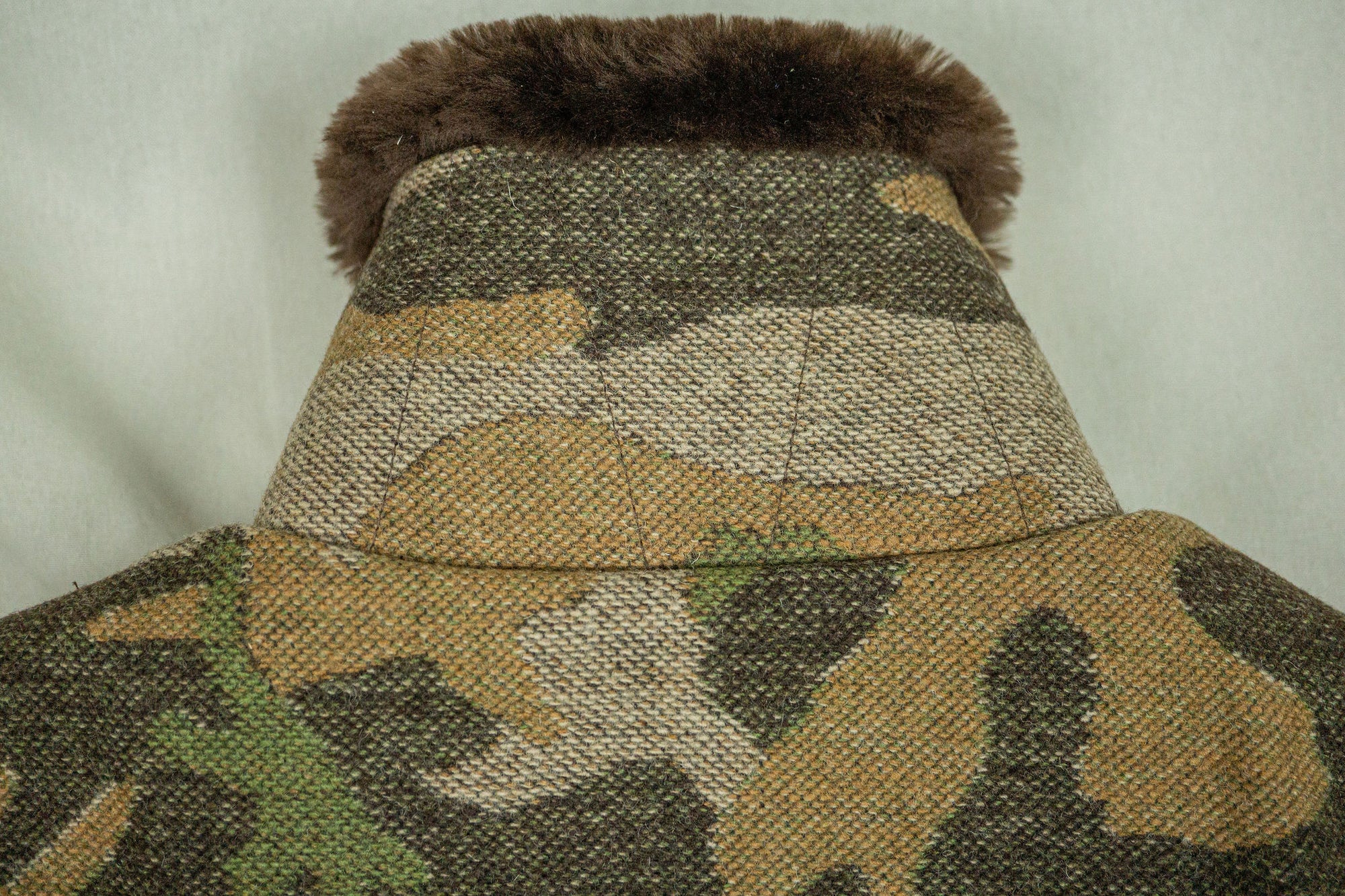 Dehen 1920 Winston Jacket - Camouflage / Brown Mouton