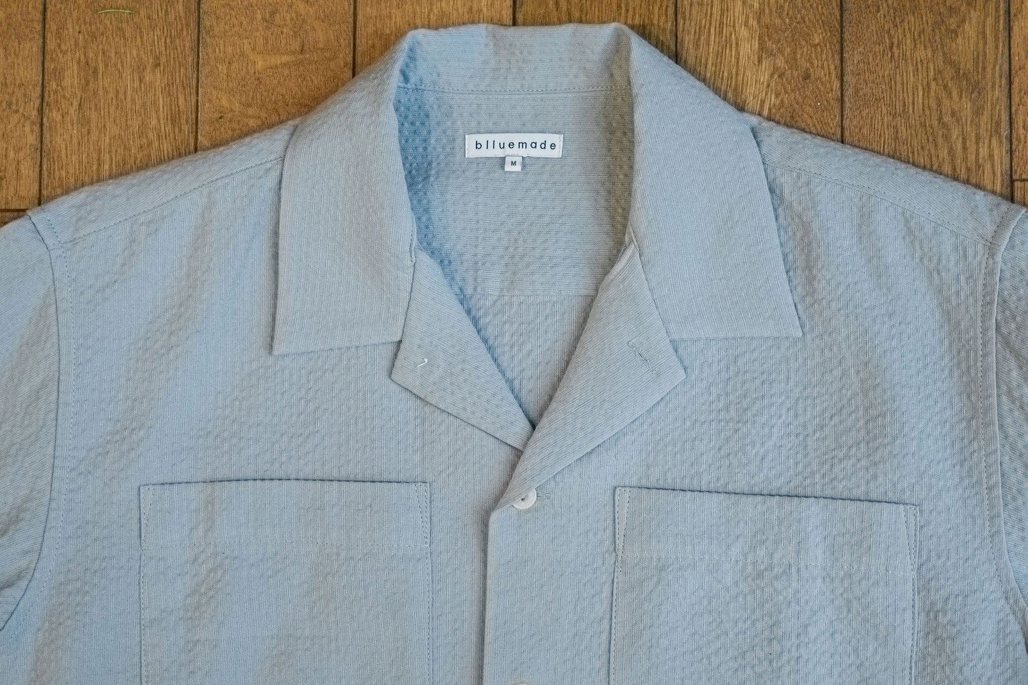 Blluemade Seersucker Noguchi Shirt - Japanese Cotton