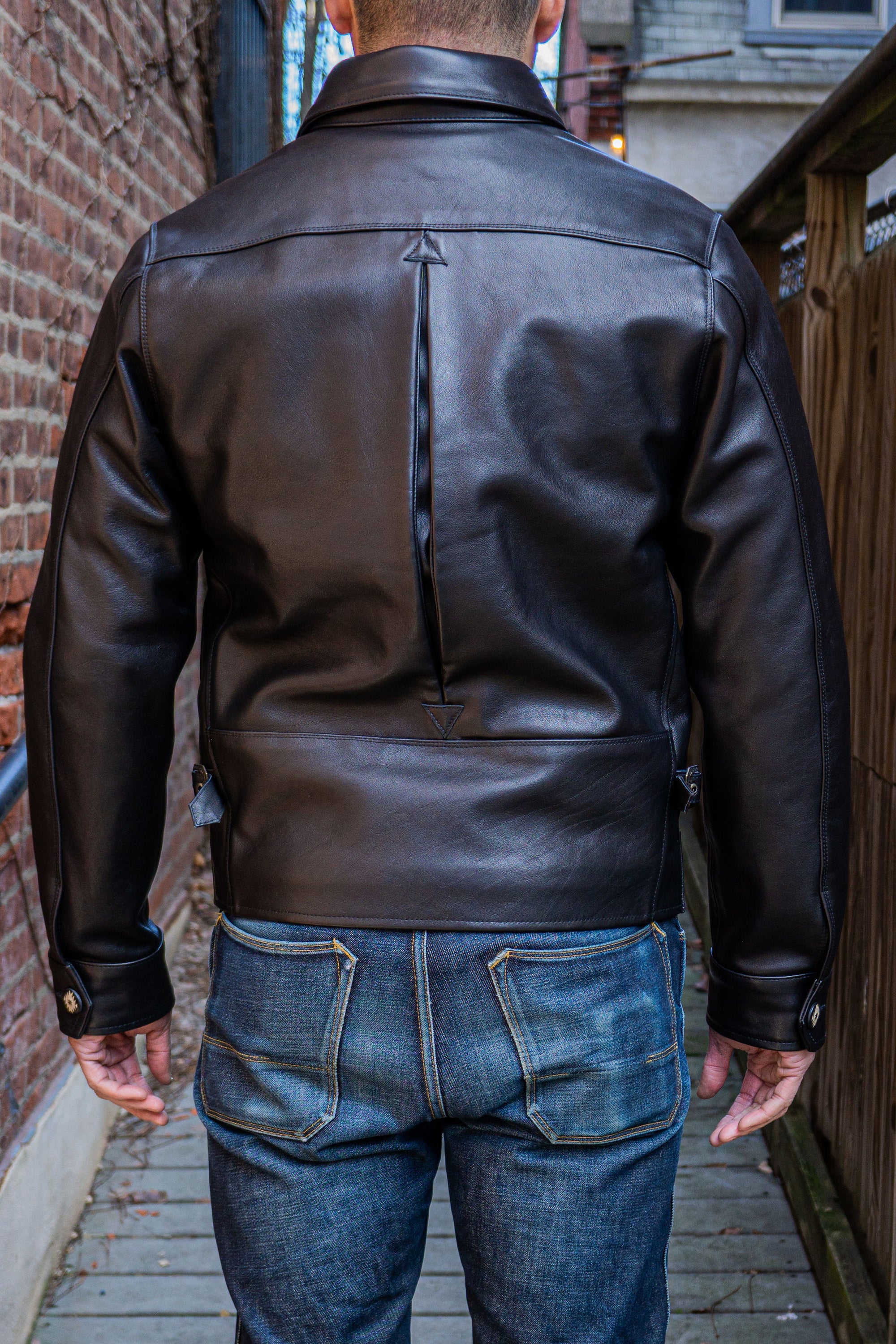 Freenote Cloth Locklin - Black Leather