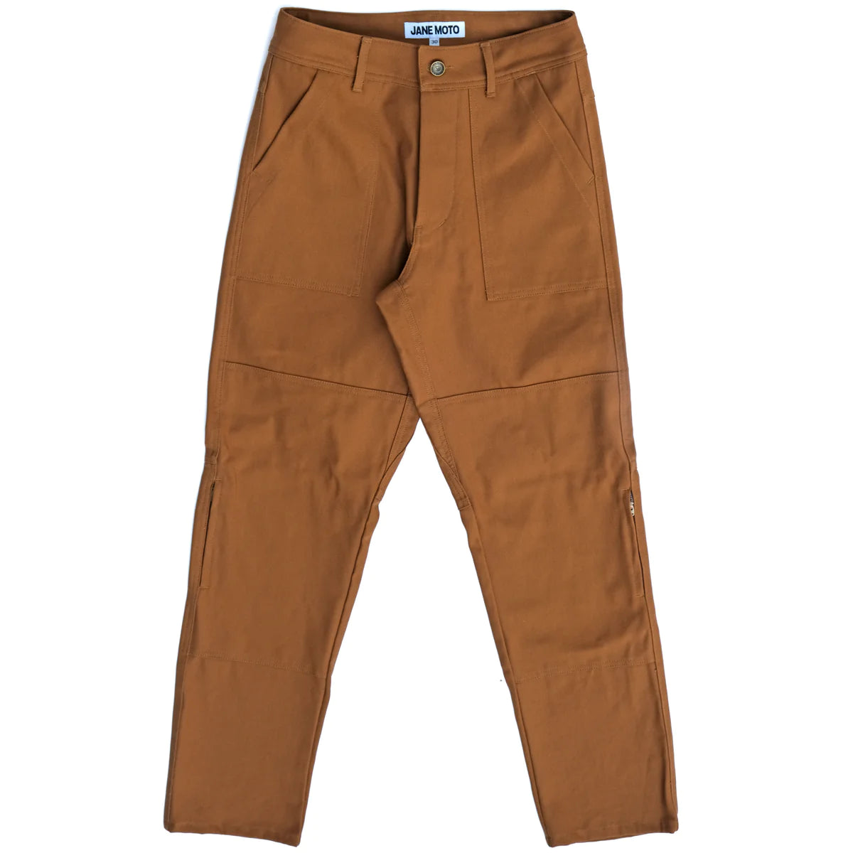 Jane Motorcycles Bedford Canvas Double Knee Pant - Tobacco - Franklin & Poe