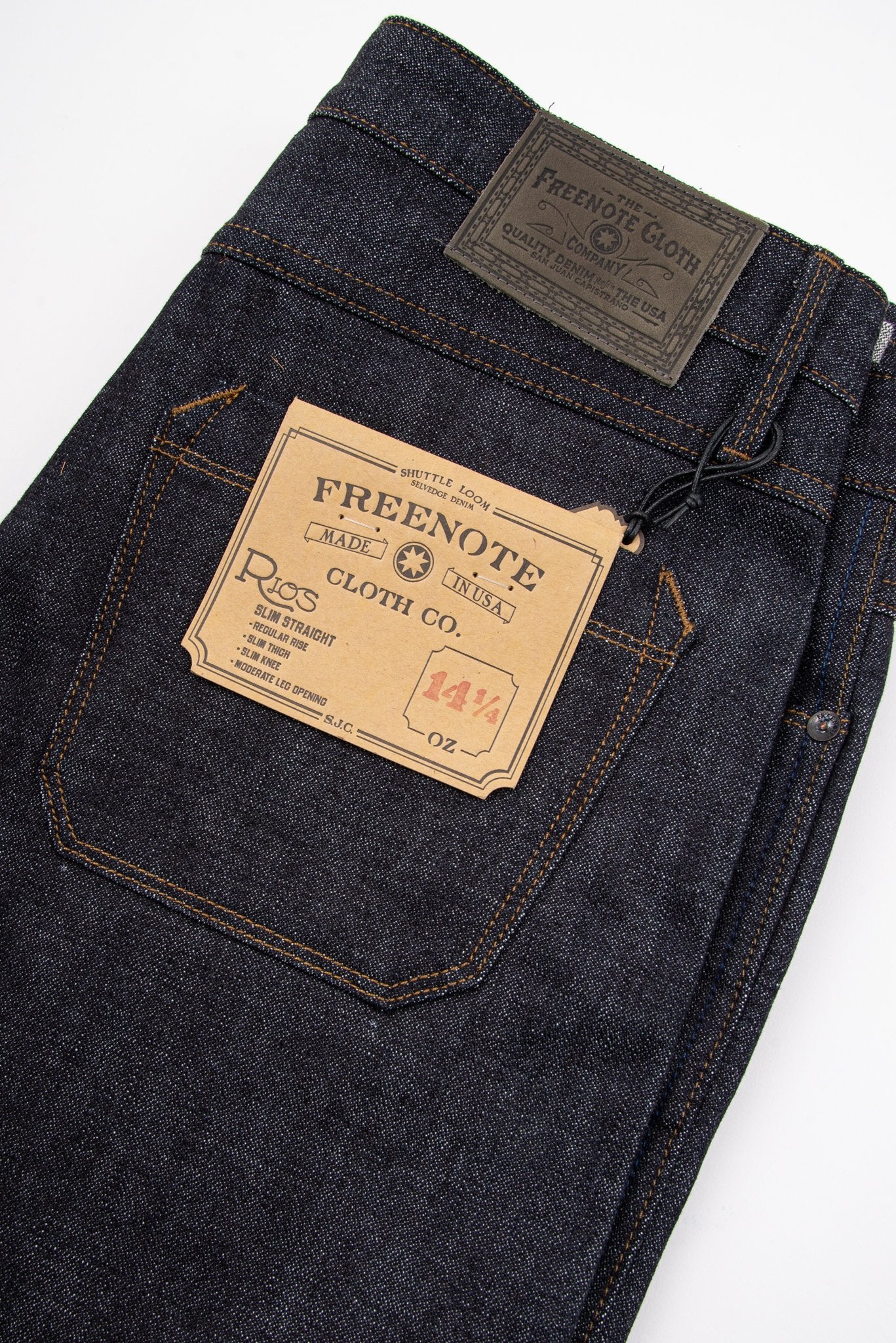 Freenote Cloth Rios - 14.25oz Broken Twill Denim
