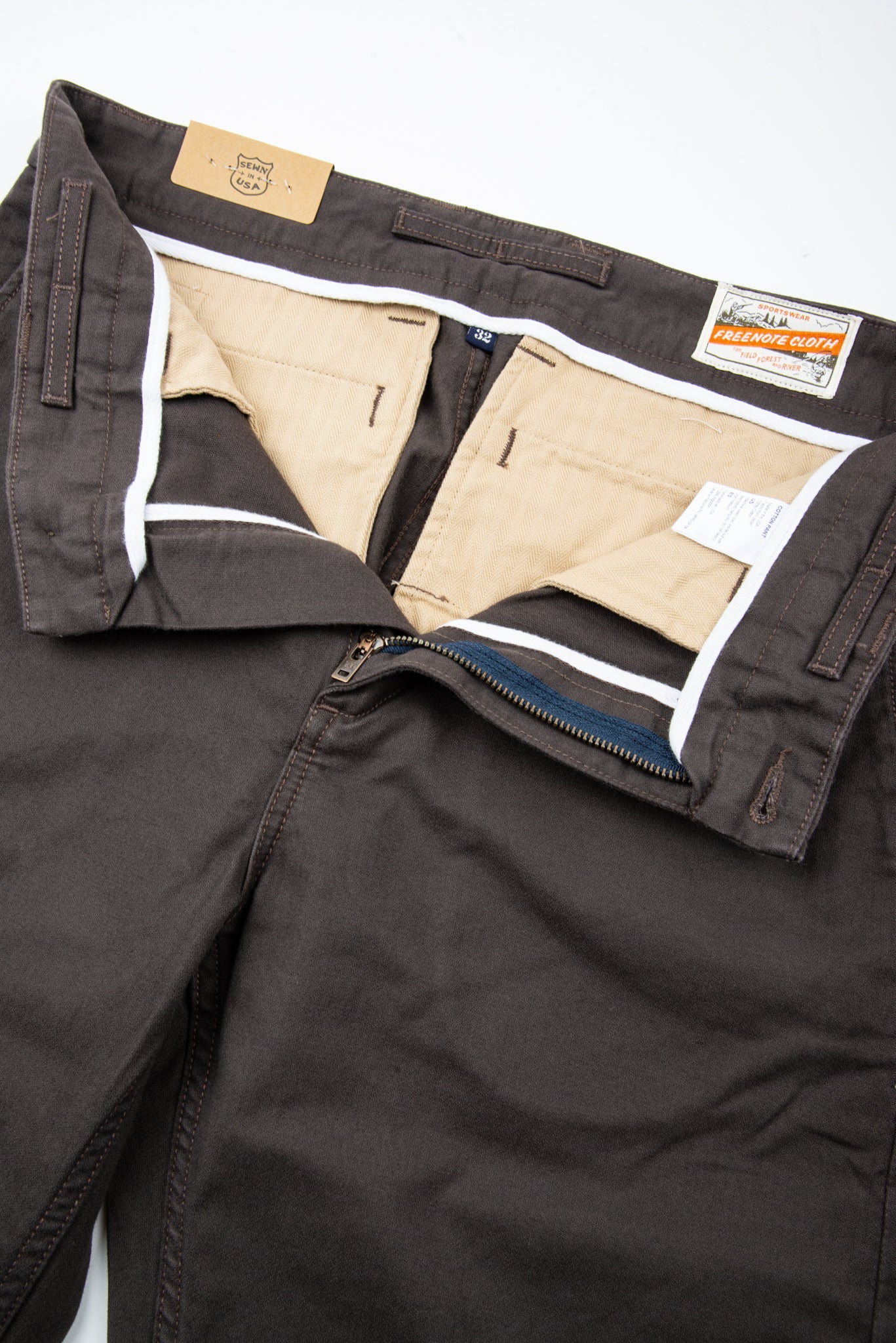 Freenote Cloth Deck Pant - Bark