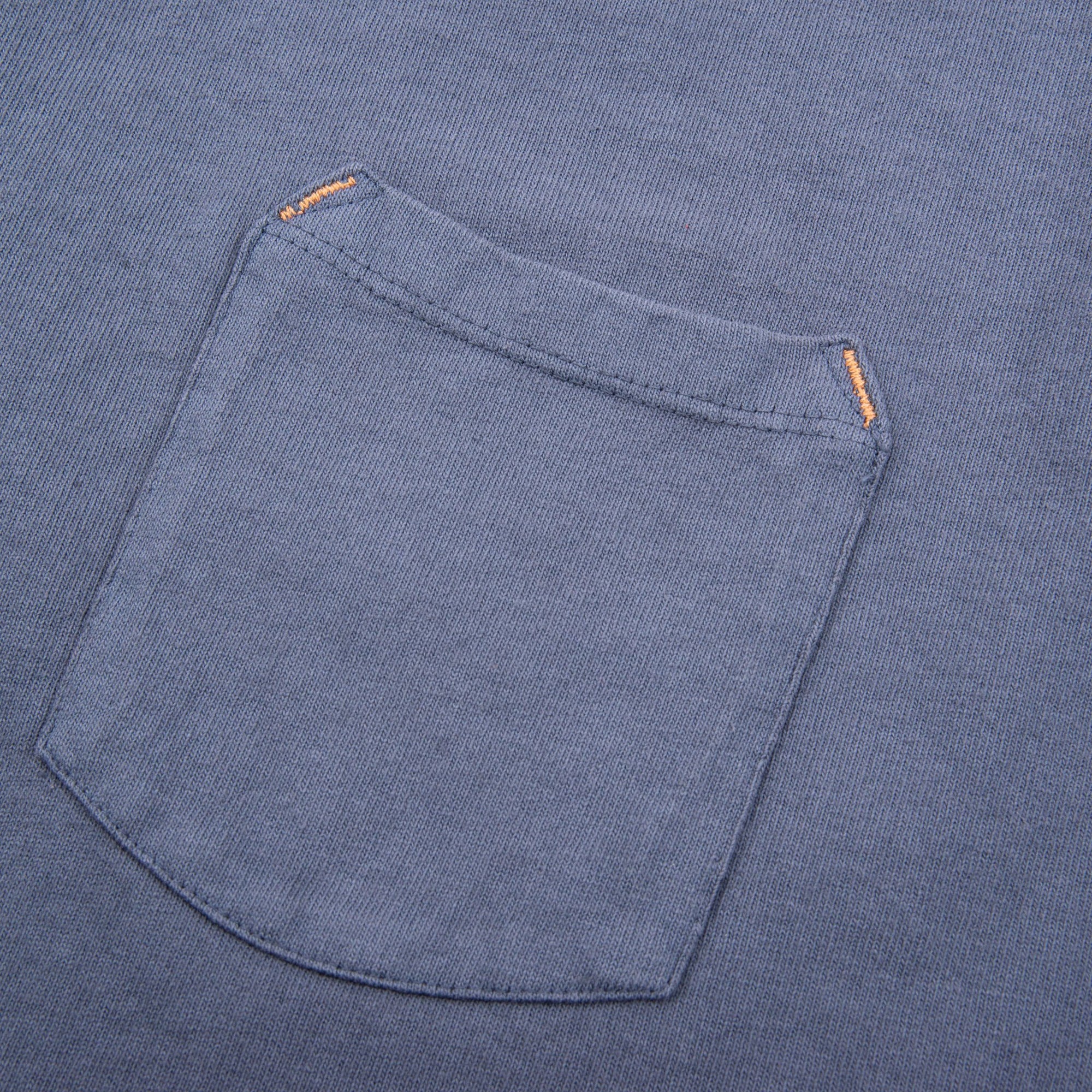 Freenote Cloth 13oz Pocket T-Shirt - Faded Blue