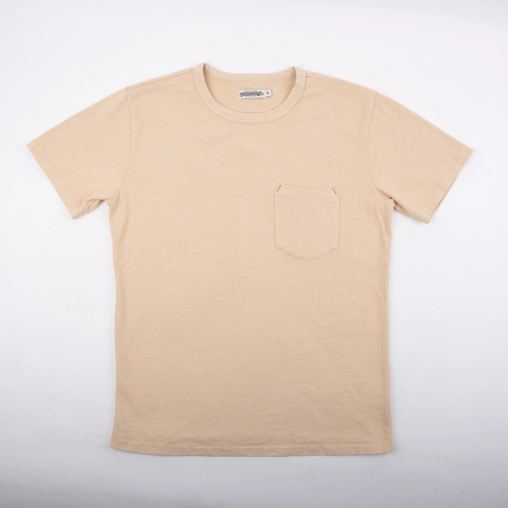 Freenote Cloth 13oz Pocket T-Shirt - Cream