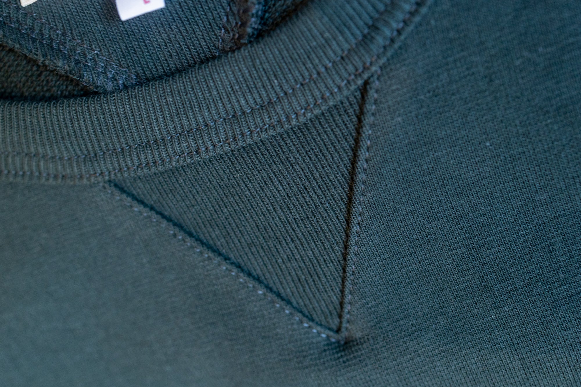 Merz b. Schwanen 346 Crew Neck Sweatshirt - Forest