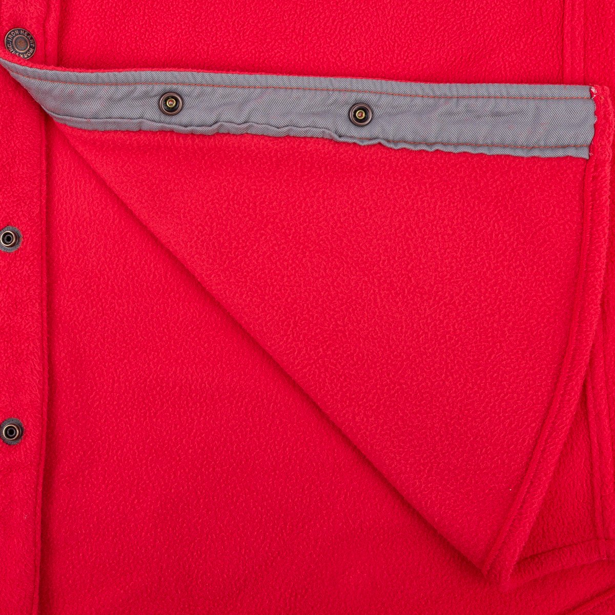 Iron Heart IHSH-287-RED Micro Fleece C.P.O Shirt - Red