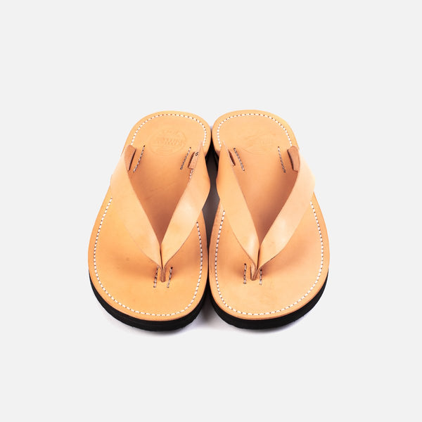 Obbi Good Label - OGL x Dr. Sole Leather Cross Sandals - Natural