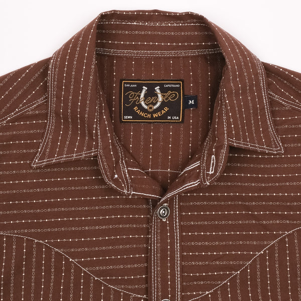 Freenote Cloth Packard - Brown Stripe - Franklin & Poe