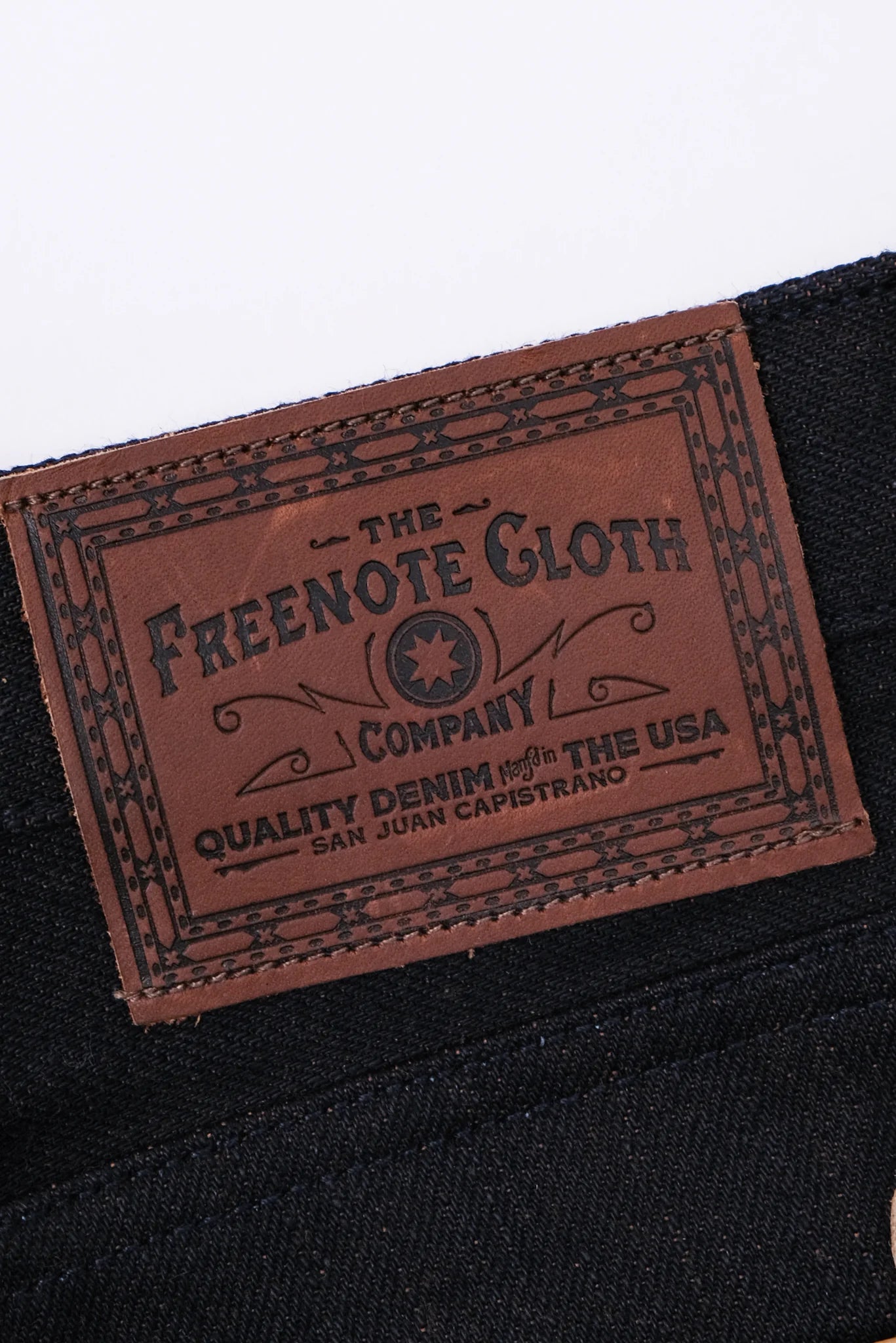 Freenote Cloth Portola - 16oz Blue Brown Denim
